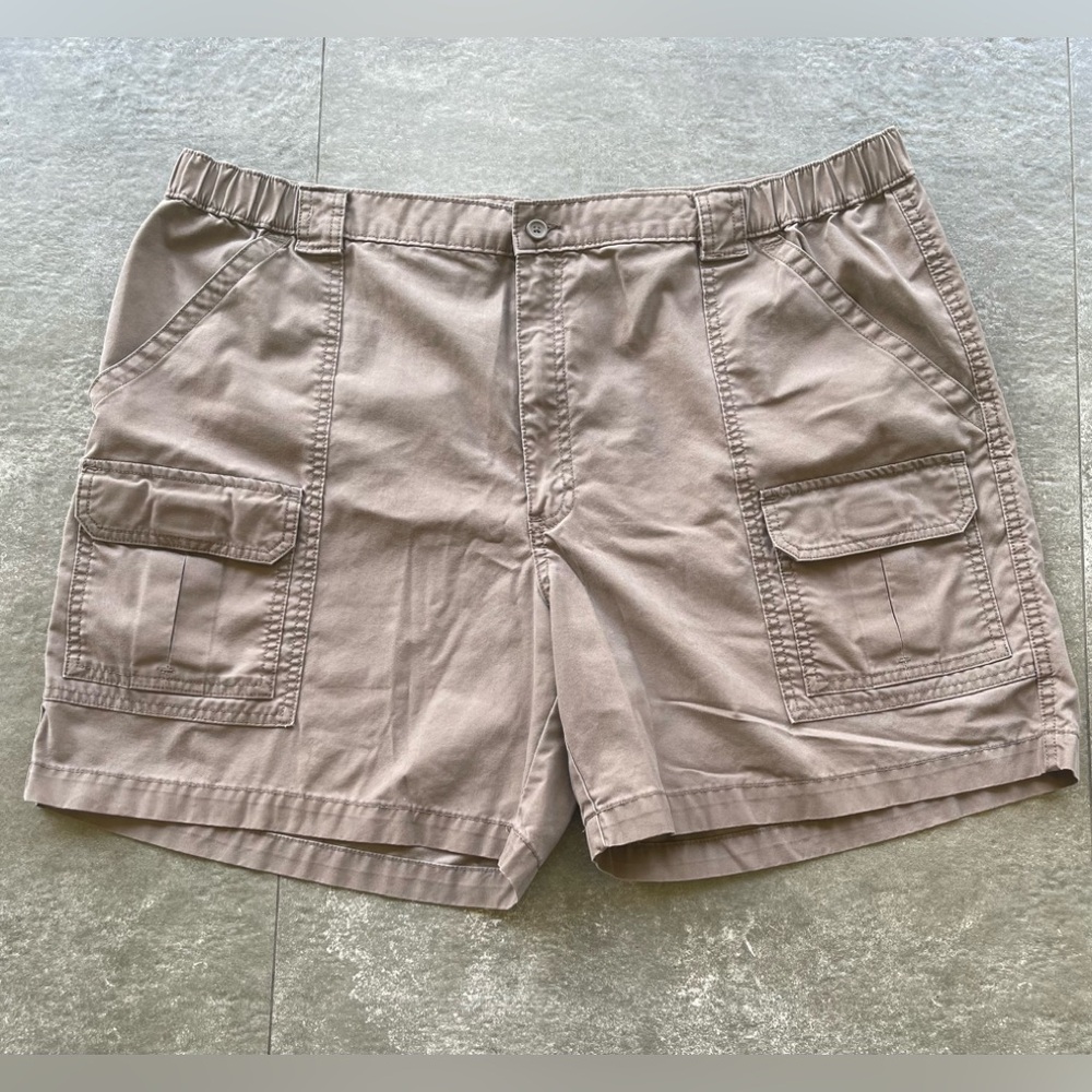 Savane Men’s Dark Khaki Cargo Shorts